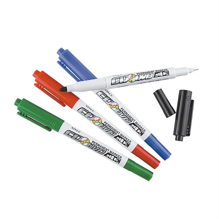 Vodoodporen permanentni marker z dvojno glavo